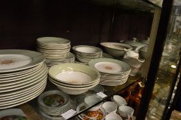 A quantity of Grindley & Co Ltd Satin White dinnerware.