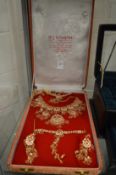 A suite of decorative Eastern jewellery.