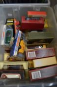 A box of model cars.