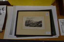 Various prints and engravings etc.