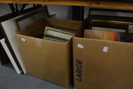 A good large collection of paintings and prints etc.