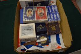 Royal Commemorative coins etc.