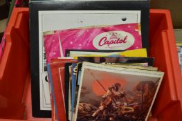 A small group of records.