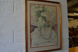 Clare Hackney, Lilies, colour print.