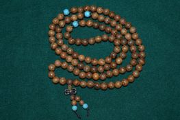 Worry bead necklace.