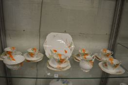 A Shelley tea service.