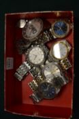 Collection of wristwatches.