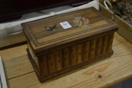 Continental olive wood mystery box.