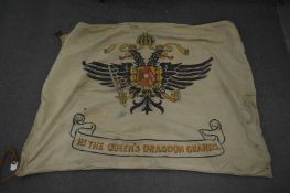 A Queens Dragoon Guards flag or pennant.