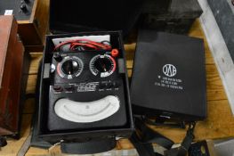 Two portable Avometers.