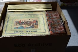 Large quantity of puzzles.