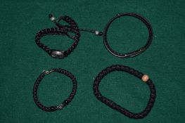 Decorative bracelets.