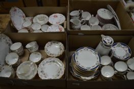 Quantity of porcelain part tea services.