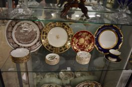 Decorative porcelain plates etc.