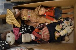 Small group of dolls etc.