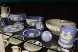 A collection of Wedgwood Jasperware.