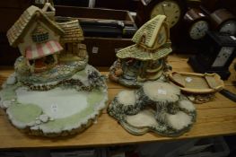 Large Pendelfin cottages and other items.