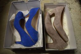 Two pairs of ladies shoes, size 6 & 6½.