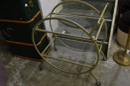 An Art Deco style drinks trolley.