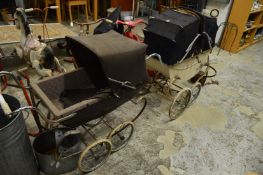 Two old prams.