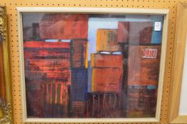 The Depot IV, acrylic on card.