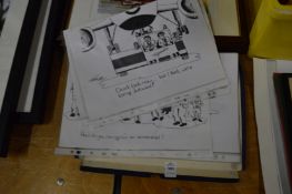 A collection of cartoons by Tom.