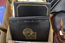 GB stamps, album of 280 pre-decimal stamps 1841-1970, Queen Elizabeth Commemorative stamps 1953-