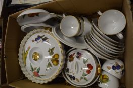 Quantity of Royal Worcester Evesham china.
