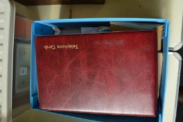 Collection of phone cards.