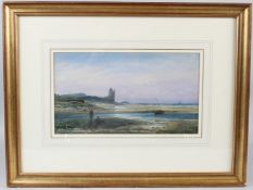 CHARLES ARTHUR LODDER (19TH CENTURY) Greenan Castle near Ayr watercolour signed and dated 1876 19