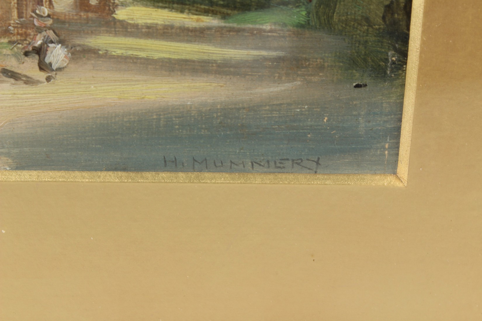 horace-mummery-a-country-lane-nr-watchett-somersetshire-oil-on-canvas