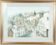 CHARLES BONE (b.1926) 'Ronda Southern Spain' watercolour signed 53.5 x 73.5cm