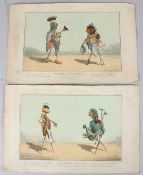 CHARLES WILLIAMS (PUBLISHED THOMAS TEGG) 'Implements Animated' plates I & II pair of early 19th