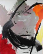 JEAN MIOTTE (1926-2016) 'Composition 23' acrylic on canvas signed labels verso 160 x 130cm