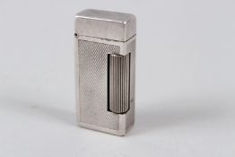 A DUNHILL CHROME LIGHTER.