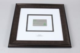 DAMIEN HIRST, A VIP DRINKS MAT PHARMACY BAR-RESTAURANT, NOTTING HILL 2003, framed and glazed.