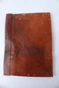 AN ILLUMINATED AND ILLUSTRATED INDO-PERSIAN ISLAMIC NOTEBOOK. 23cms x 17cms.