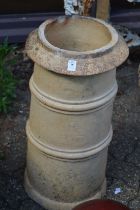 A chimney pot.