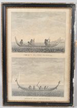 Jean PIRON (1767-1796) Solomon Islands Interest 'Pirogue de L'iIe de Bouka' and 'Pirogue des