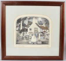 GRAHAM CLARKE (b.1941) 'Alfred King' etching 375/400 signed in pencil 22.5 x 27cm