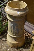 A chimney pot.