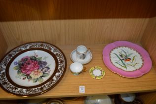 A group of decorative china.