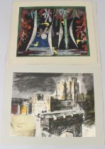 PAUL KLEE AND JOHN PIPER 'Ad Marginem' and 'View of Windsor Castle' two colour prints published by