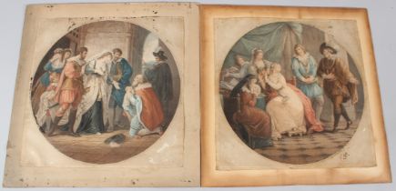 AFTER WILLIAM HAMILTON (1751-1801) The Resignation of Lady Jane Grey and another engraving