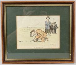 HENRY MAYO BATEMAN (1887-1970) 'The Woman Hater' colour print 14 x 17.5cm
