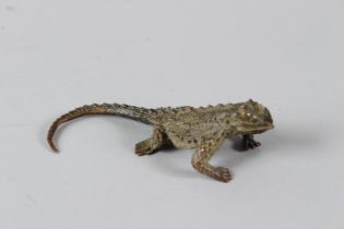A JAPANESE BRONZE LIZARD. 4ins long