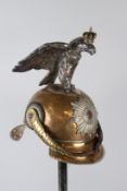 A PRUSSIAN GARDES DU CORPS HELMET.