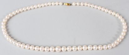 A GOOD MAPPIN & WEBB PEARL NECKLACE.