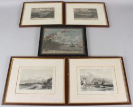 AFTER ROBERT BLEMMELL SCHNEBBELIE (c.1785-1849) Views of Woolwich and Deptford two engravings 11 x