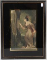 AFTER SIR JOSHUA REYNOLDS RA Portrait of Mrs Lloyd engraving by Robert Graves 40.5 x 26cm